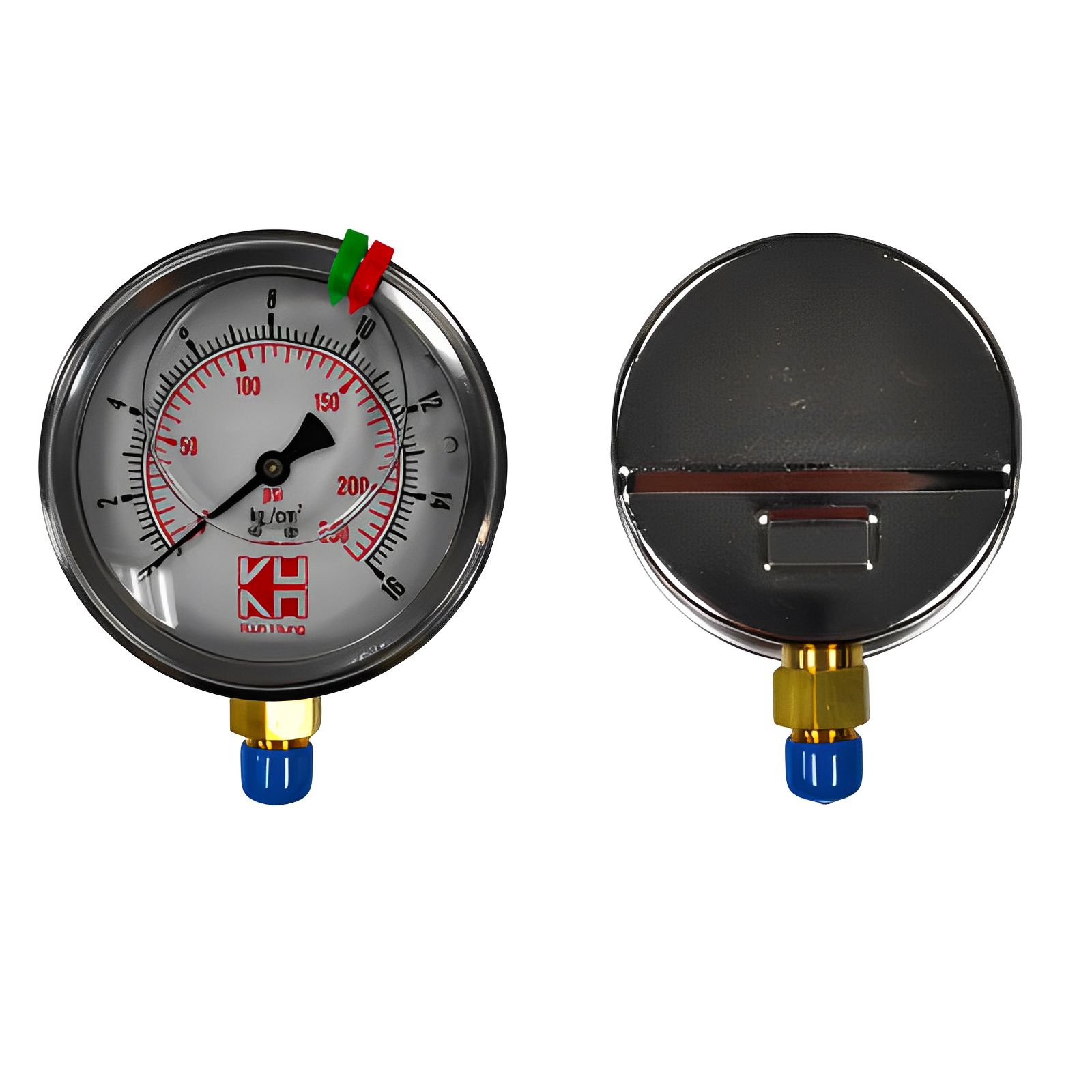 KH-Vertical Oil-Filled Pressure Gauge